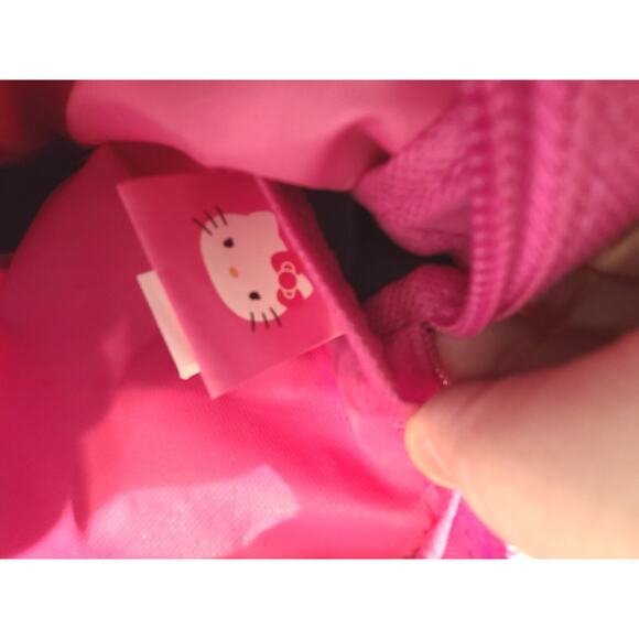 Sanrio Hello Kitty Girls Small Pink Sequin Backpack Adjustable Straps 10” X 9” - Picture 5 of 10